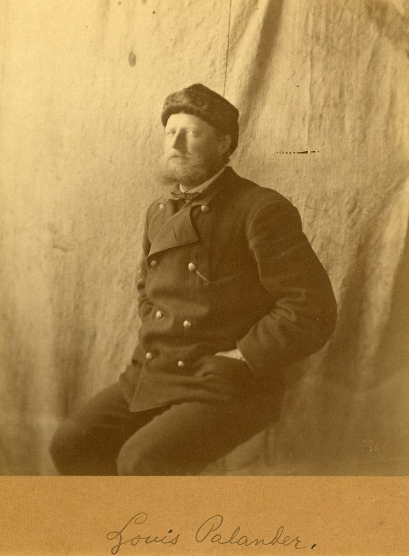 Porträtt av Louis Palander